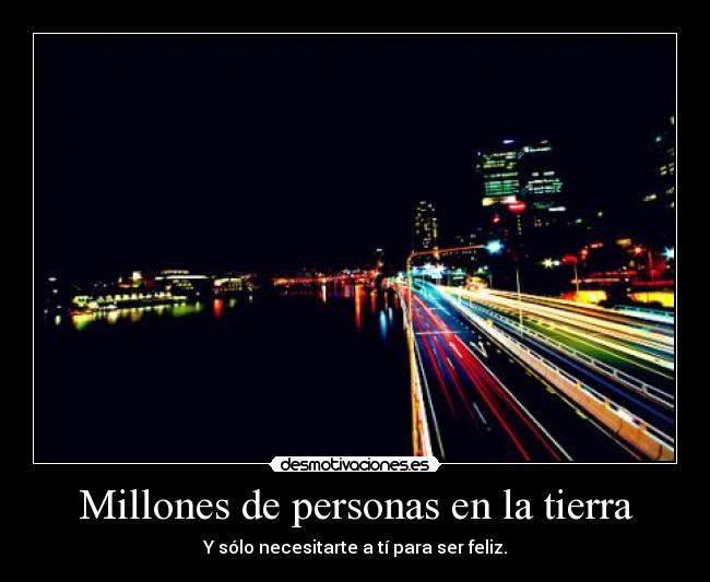 Millones de personas en la tierra - 
