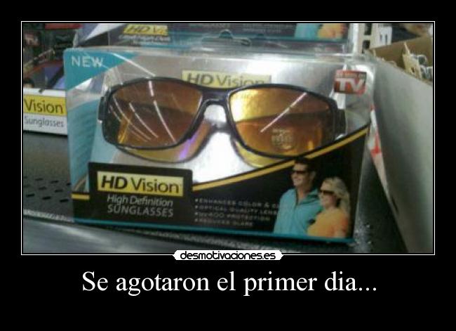 Se agotaron el primer dia... -