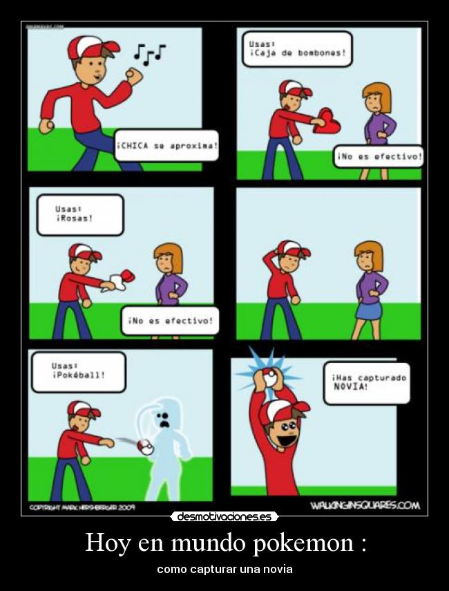 Hoy en mundo pokemon : - como capturar una novia
