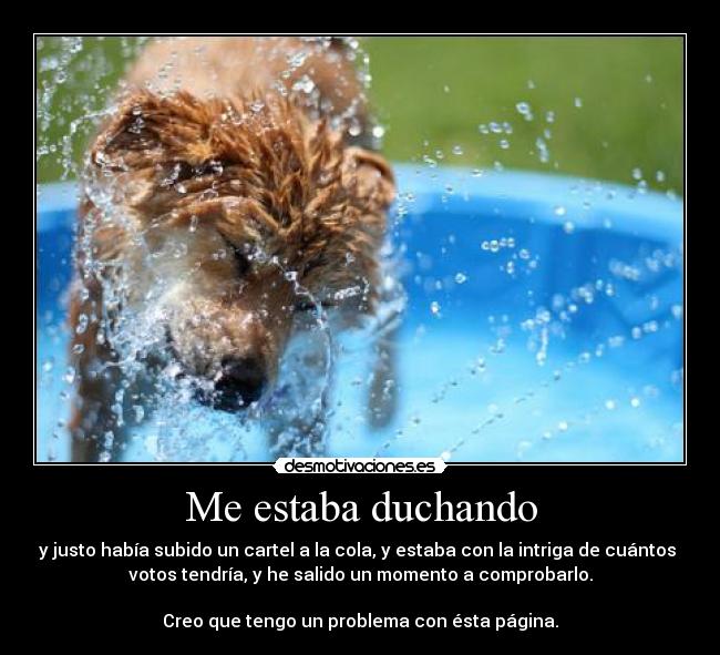 Me estaba duchando - 