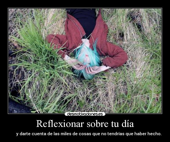 Reflexionar sobre tu día - 