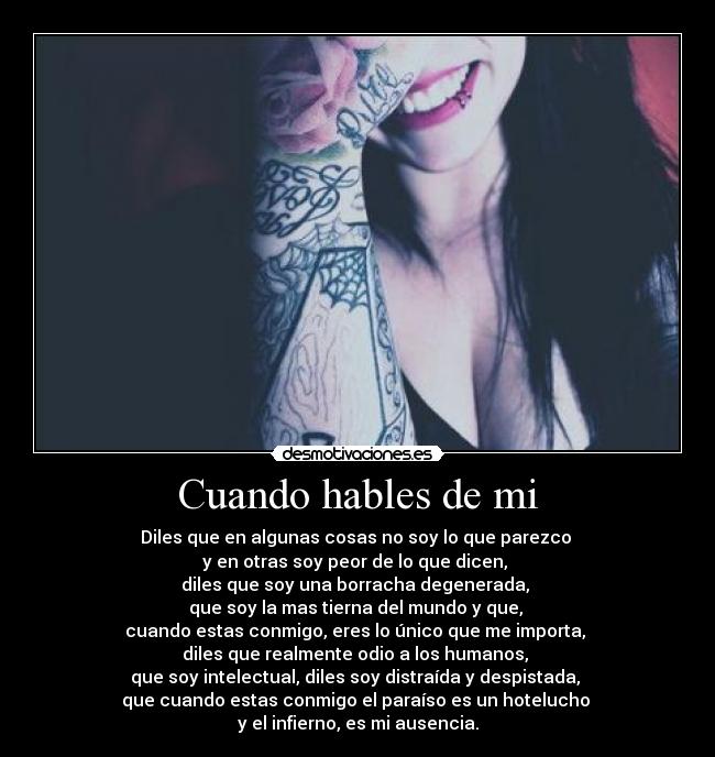Cuando hables de mi -