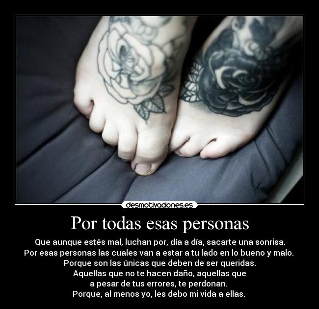 Por todas esas personas -
