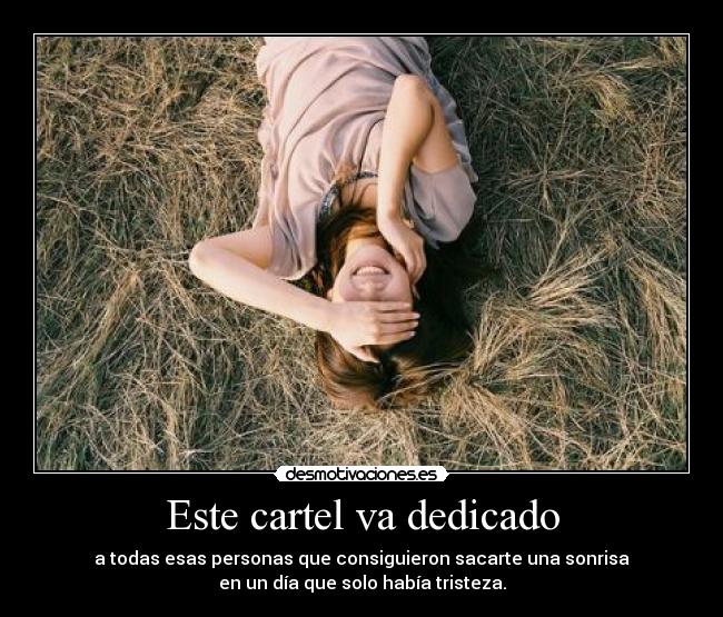 carteles amigos tristeza sonreir desmotivaciones