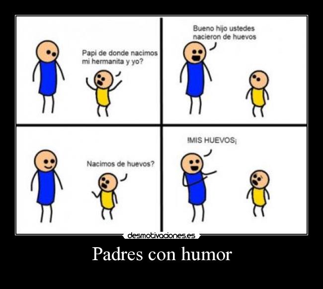 Padres con humor -
