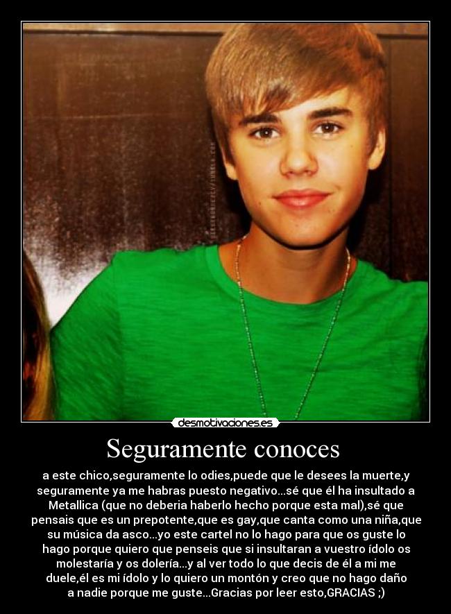 Seguramente conoces  - 