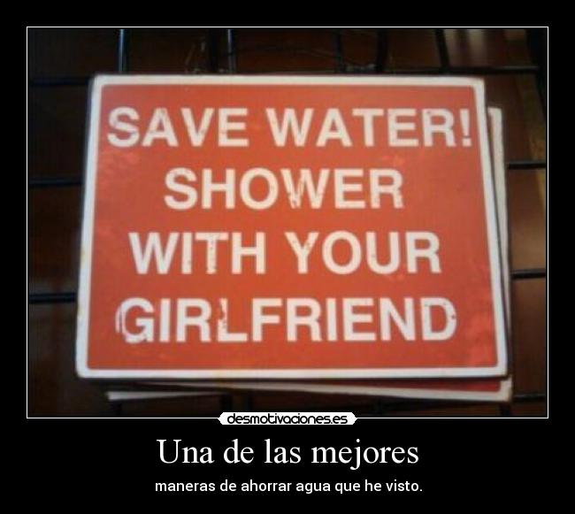 Una de las mejores -