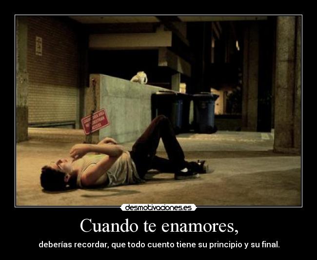 Cuando te enamores, -