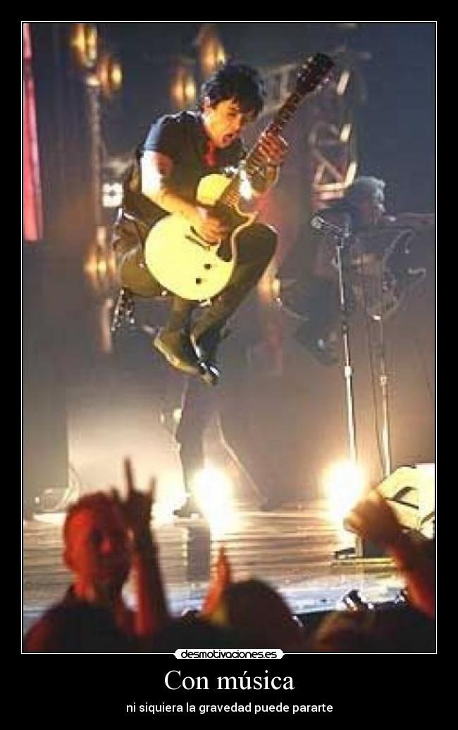 Con música - ni siquiera la gravedad puede pararte