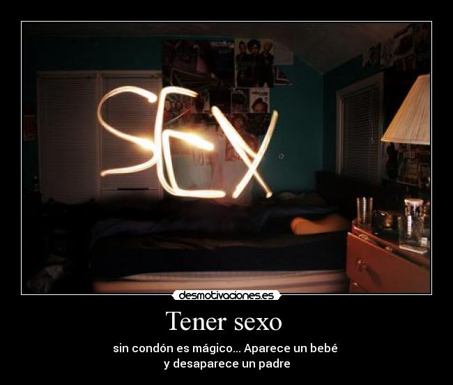 Tener sexo -