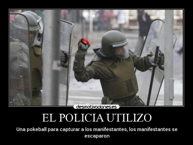 EL POLICIA UTILIZO - 