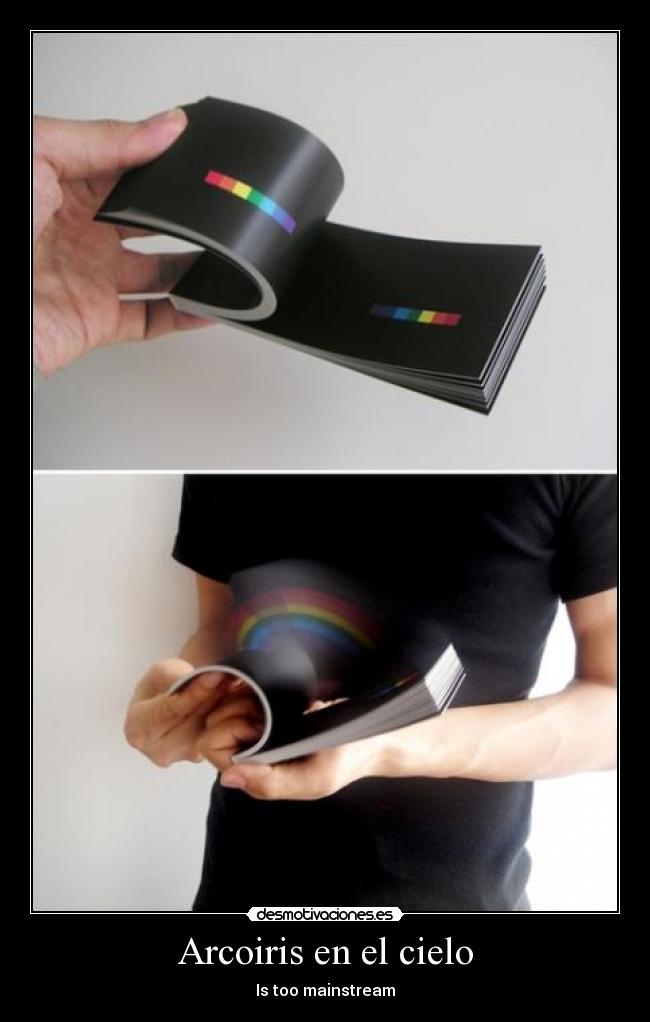 Arcoiris en el cielo -