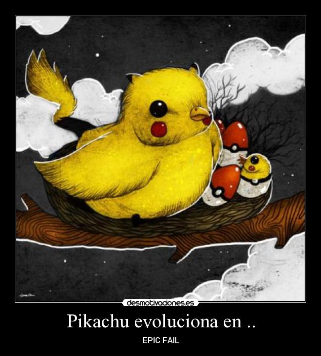 Pikachu evoluciona en .. - 