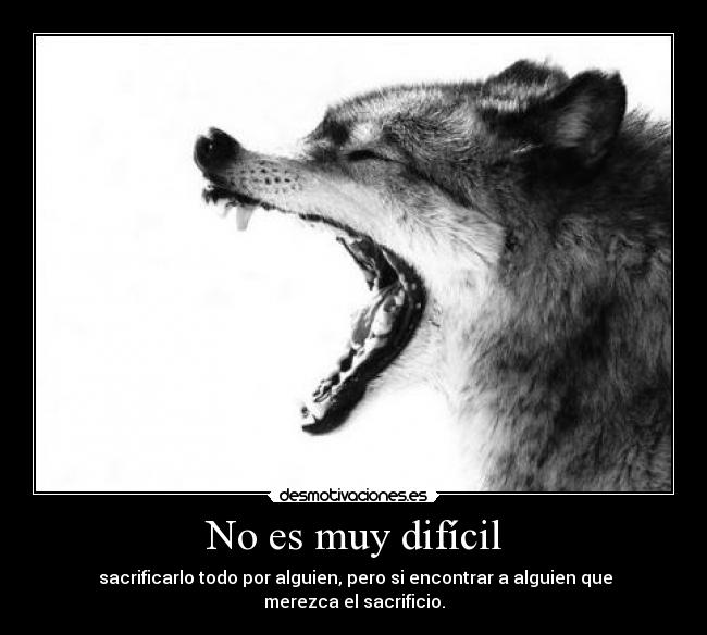 No es muy difícil - 