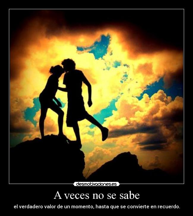 A veces no se sabe - 