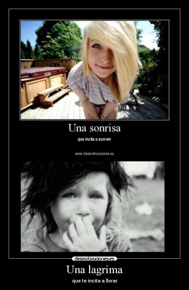 Una lagrima -