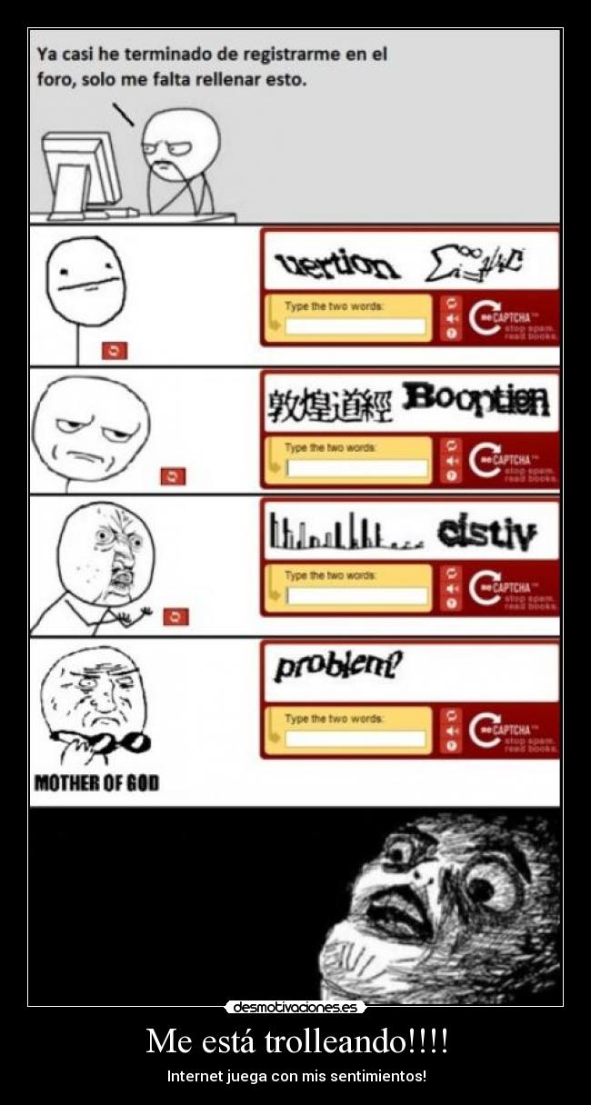 Me está trolleando!!!! - 