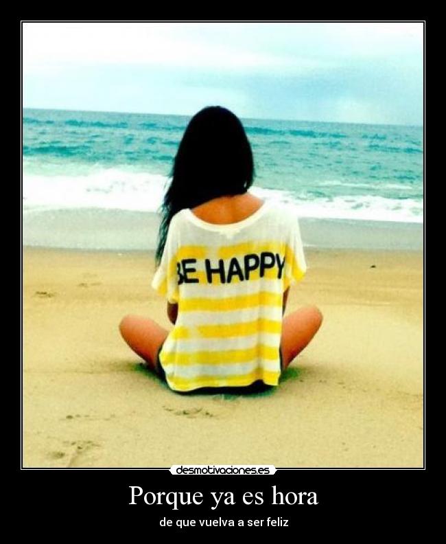 Porque ya es hora -
