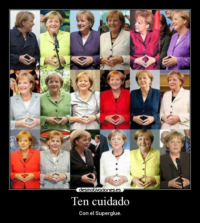 Ten cuidado - Con el Superglue.
