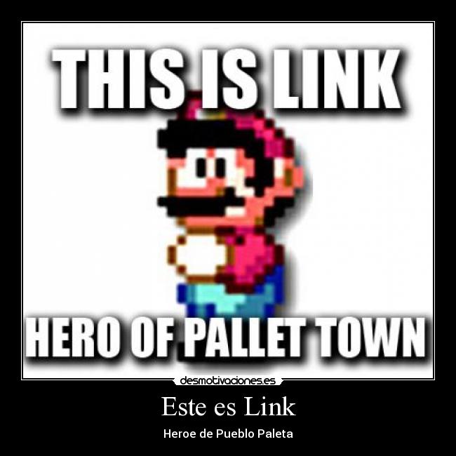 Este es Link - Heroe de Pueblo Paleta