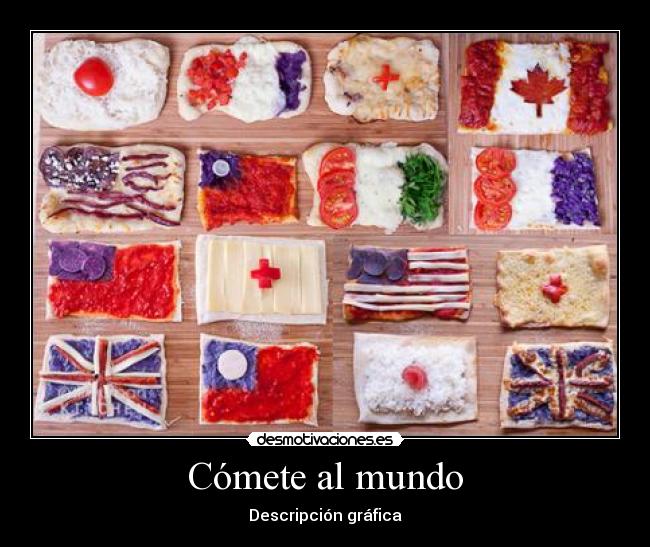 Cómete al mundo - Descripción gráfica