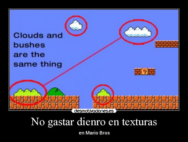 No gastar dienro en texturas -