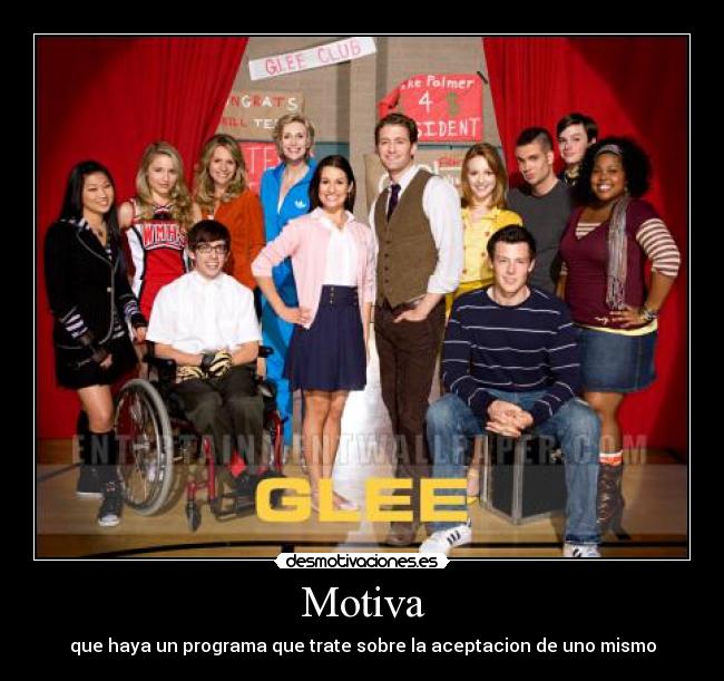 Motiva - que haya un programa que trate sobre la aceptacion de uno mismo
