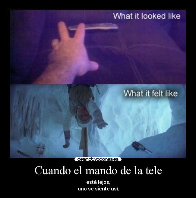 Cuando el mando de la tele - 