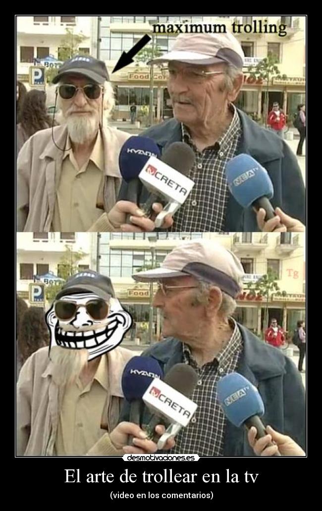 El arte de trollear en la tv - (video en los comentarios)
