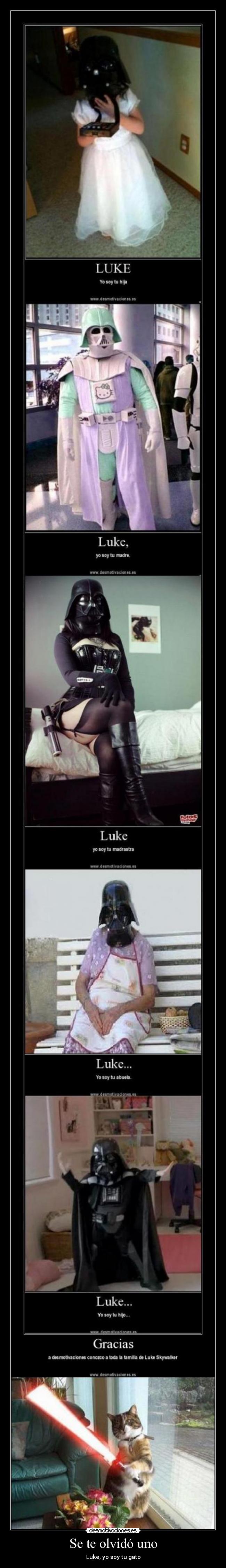 Se te olvidó uno - Luke, yo soy tu gato