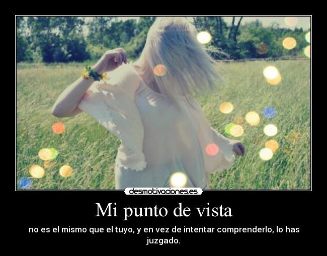 Mi punto de vista - 