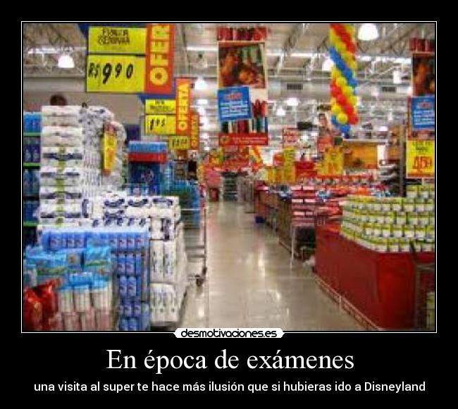 En época de exámenes -