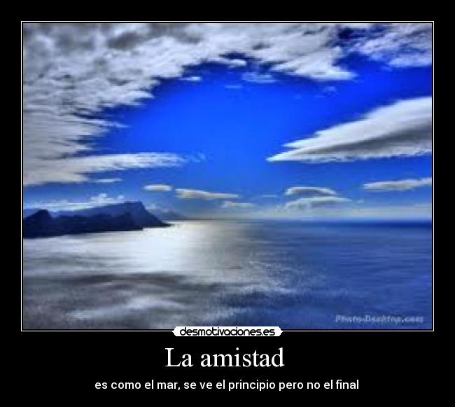 La amistad -