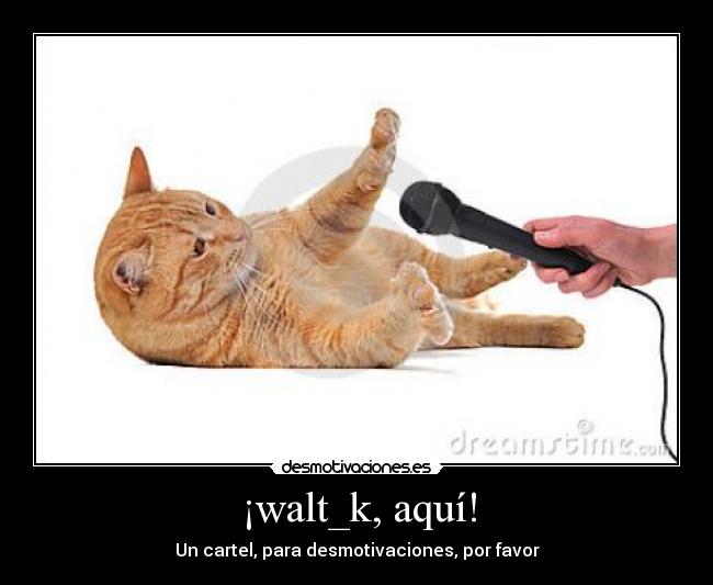 ¡walt_k, aquí! - 