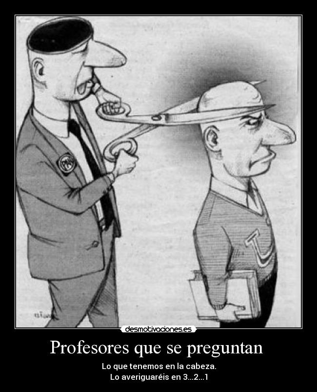 Profesores que se preguntan  - 