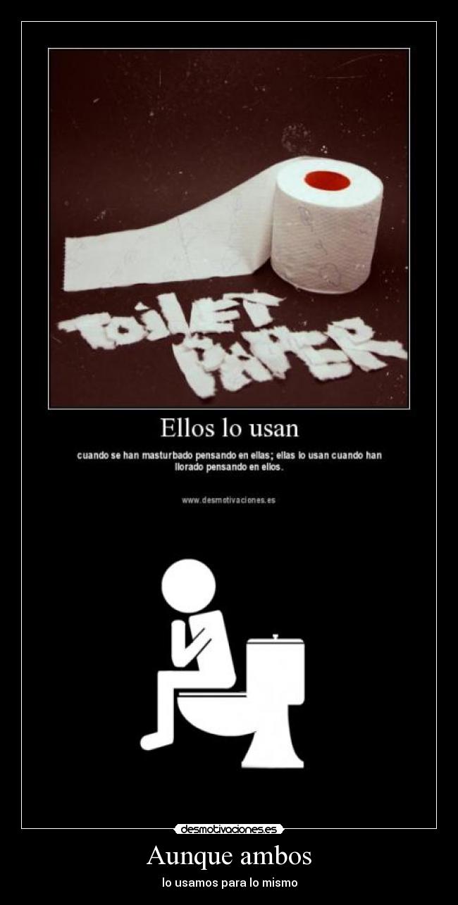 Aunque ambos - lo usamos para lo mismo