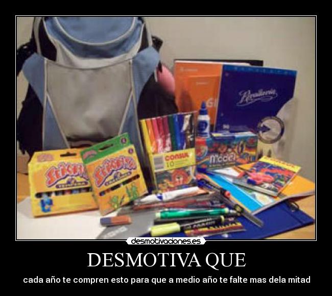 DESMOTIVA QUE - 