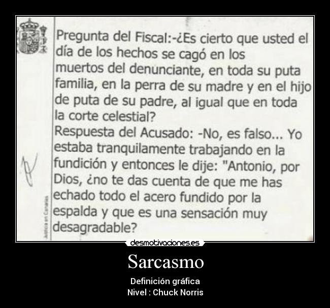 Sarcasmo -