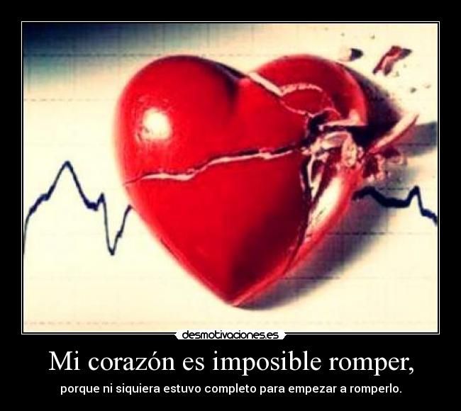 carteles corazon imposible corazn desmotivaciones
