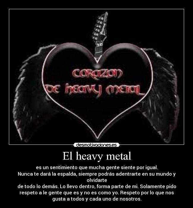 El heavy metal -