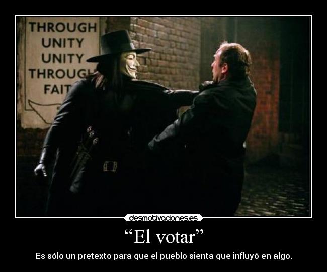 “El votar” -