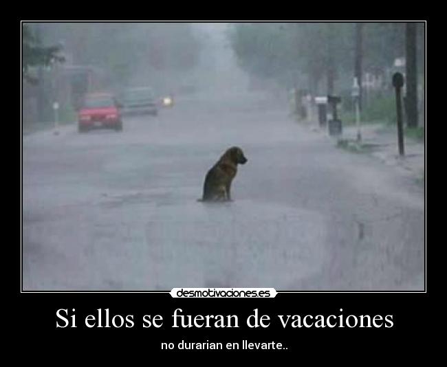 Si ellos se fueran de vacaciones -