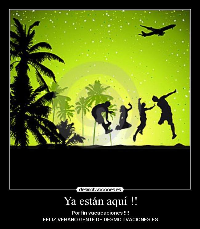Ya están aquí !! - 