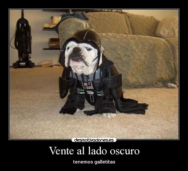Vente al lado oscuro - tenemos galletitas