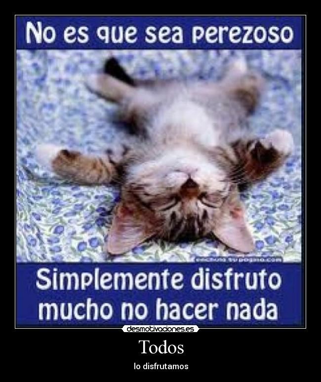 Todos - lo disfrutamos