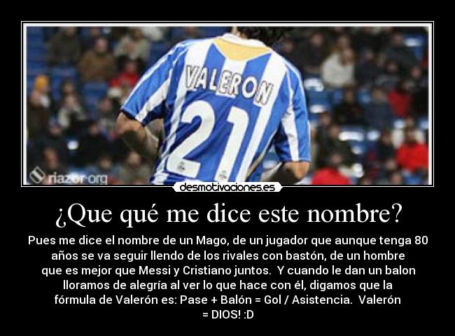 ¿Que qué me dice este nombre? - 