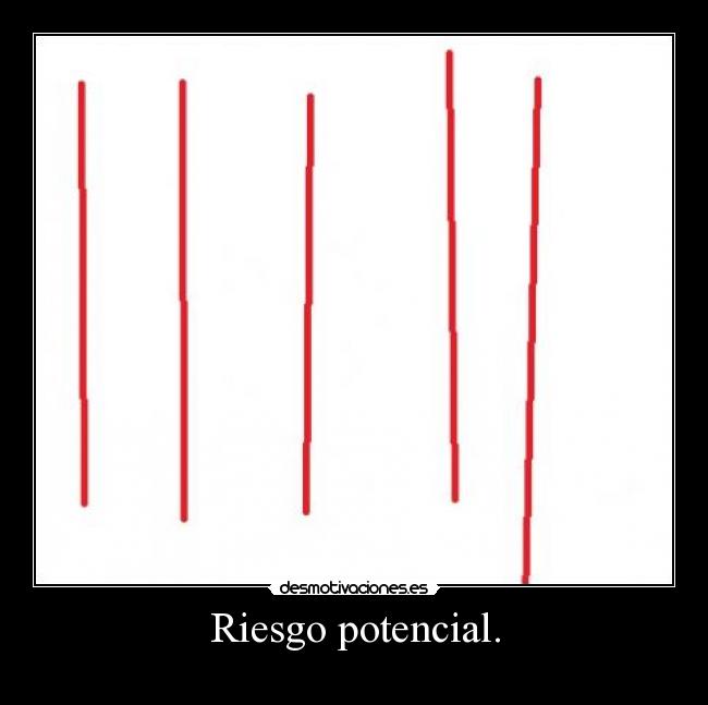 Riesgo potencial. -  