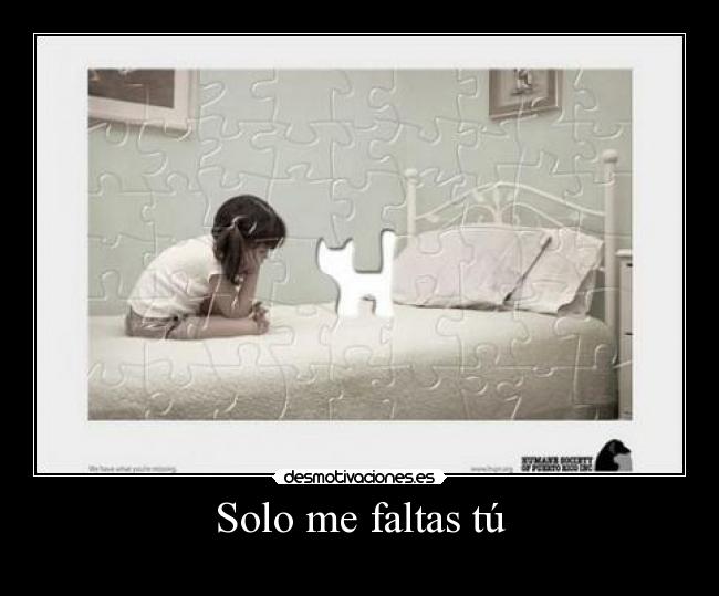 Solo me faltas tú -