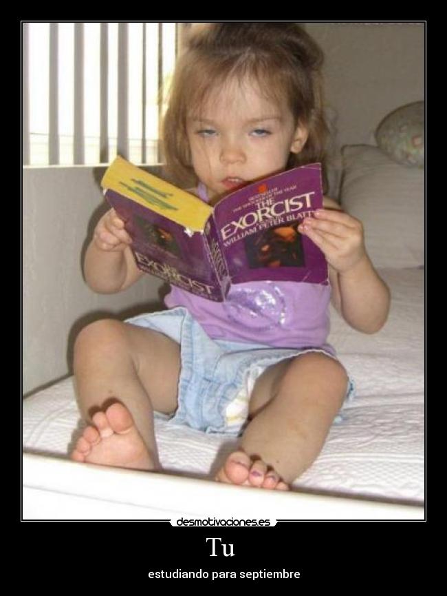 Tu - estudiando para septiembre