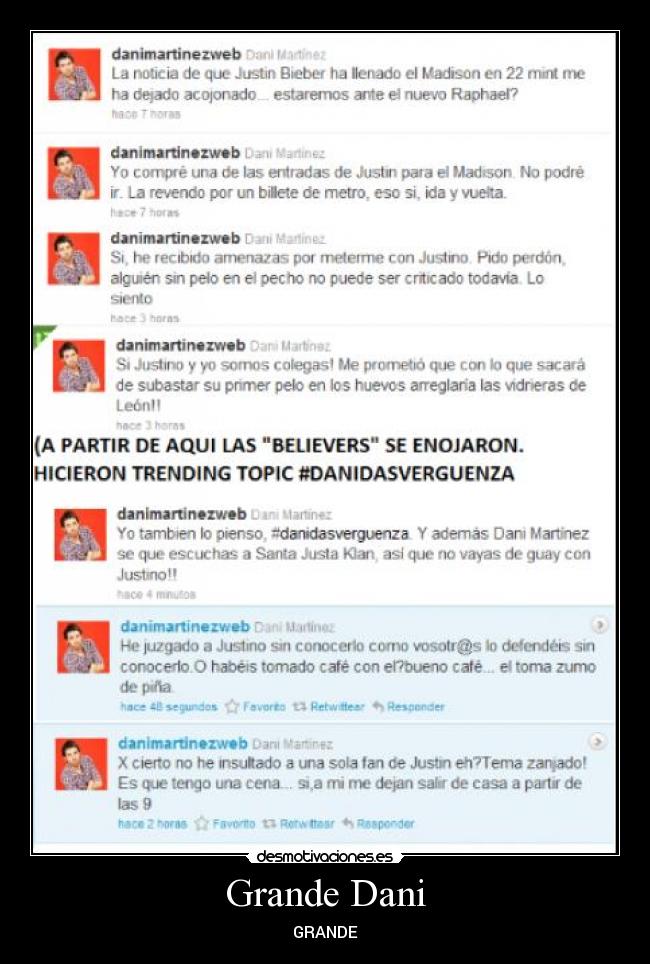 carteles vani martinez insulta justin bieber desmotivaciones